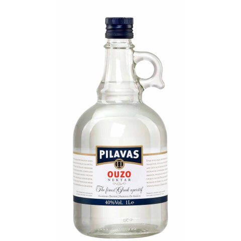 Ouzo Pilavas Nektar 40% 1,0l Karaffe
