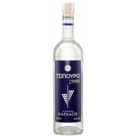 Tsipouro Tirnavou mit Anis 42% 0,7l Kardasi