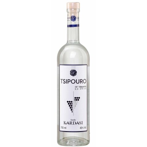 Tsipouro Tirnavou ohne Anis 40% 0,7l Kardasi