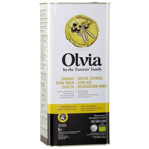 Olvia Bio Olivenöl 5,0l Tzortzis Family GR-BIO-01