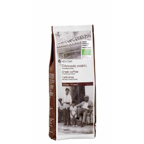 Griechischer Mokka Kaffee Bio 500g Nektar GR-BIO-10