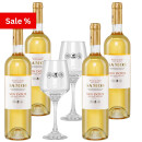 Samos Vin Doux weiß 4x 0,75l + 2 Gläser