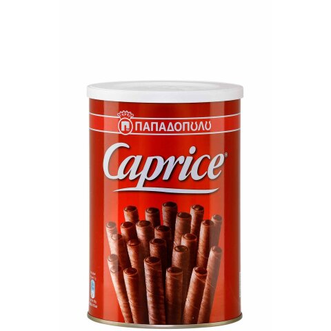 Caprice Waffelröllchen Schoko 400g Papadopoulos