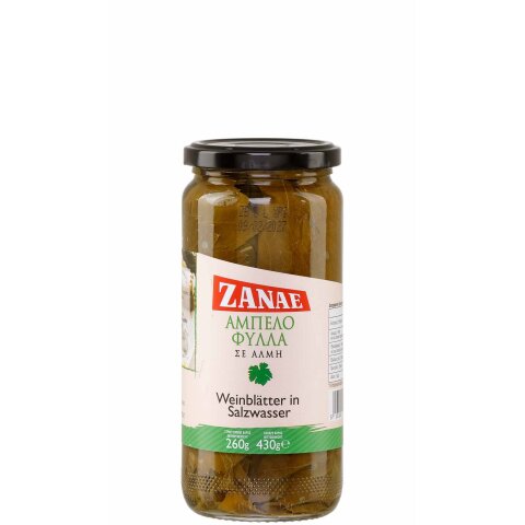Weinblätter in Salzwasser 260g Zanae