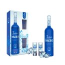 Jassas Ouzo 40% 0,7l + 2 Gläser in Geschenkbox