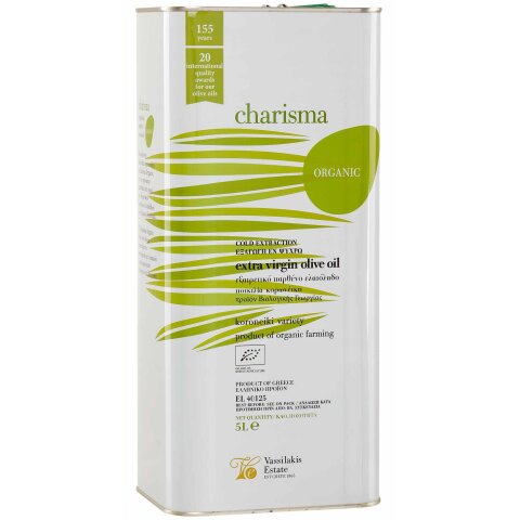 Charisma Bio Olivenöl 5,0l Vassilakis Estate GR-BIO-03