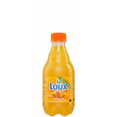 Loux Orangenlimonade 0,33l EINWEG Pfandflasche