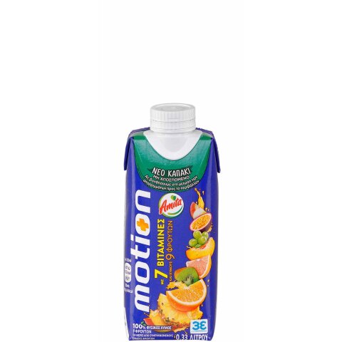 Amita Motion 100% Mehrfruchtsaft 0,33l Amita
