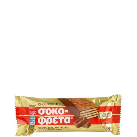 Sokofreta (Schokofreta) Schokowaffel Vollmilch 38g ION