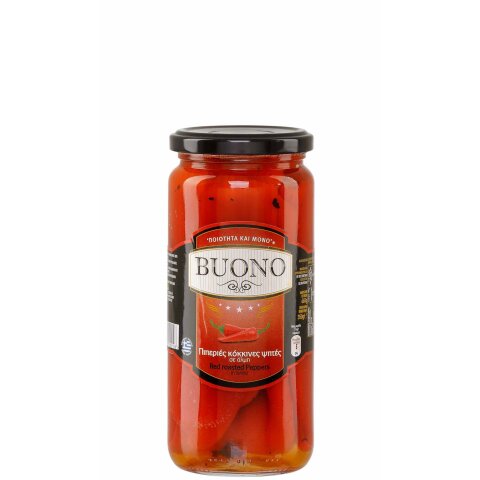 Rote gebratene Paprika "Florinis" 350g Buono