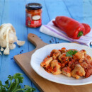Rote Paprika Paste mit Knoblauch 200g Buono