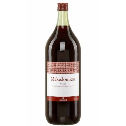 Makedonikos rot halbtrocken 2,0l Cambas