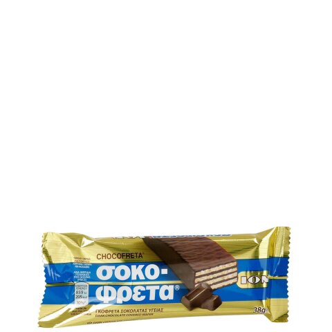 Sokofreta (Schokofreta) Schokowaffel Zartbitter 38g ION