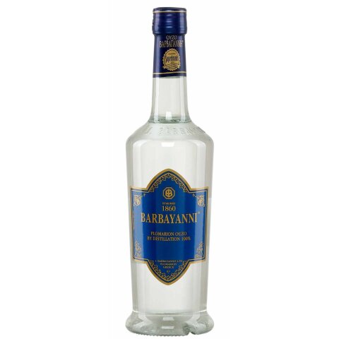 Ouzo Barbayanni blau 43% 0,7l
