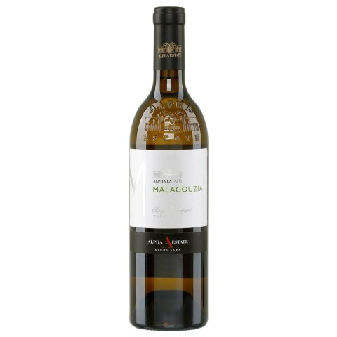 Malagousia weiß trocken 0,75l Alpha Estate