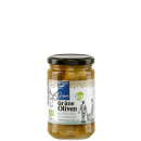 Grüne Oliven Bio mit Knoblauch gefüllt 170g...