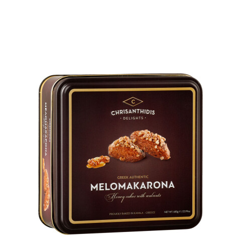 Melomakarona mit Honig & Walnüssen 680g Metalldose Chrisanthidis